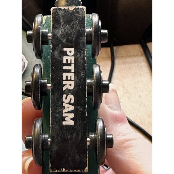 Peter Sam Thomas & Friends Train Wooden Railway Engine #4 2001 Vtg READ - Picture 10 of 11